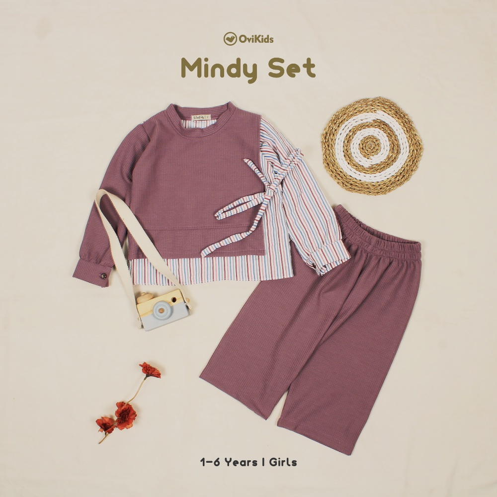 PROMO 12.12 PROMO BAJU LEBARAN MAKAREEM MINDY Setelan Panjang Anak Perempuan (2-8 Tahun) SETELAN BAJU MUSLIM PANJANG ANAK EDISI BAJU LEBARAN OVIKIDS