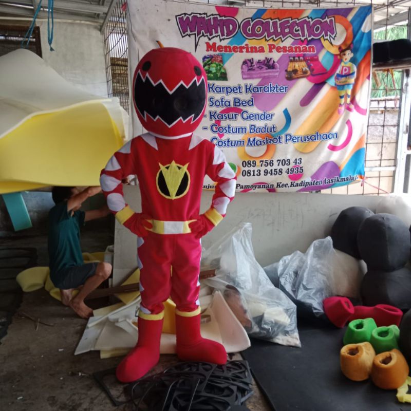 kostum badut power ranger