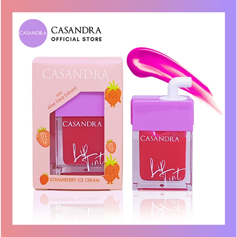 Casandra liptint Juice Box lip tint with aloe Vera extract