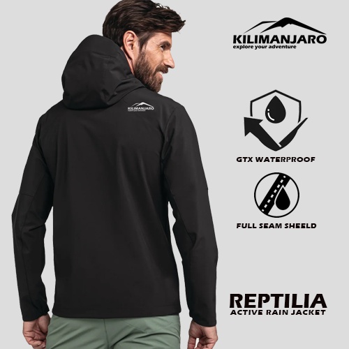 Jaket Kilimanjaro Reptilia 3 Layer Waterproof - Kilimanjaro Rain Jacket - Jaket Windproof