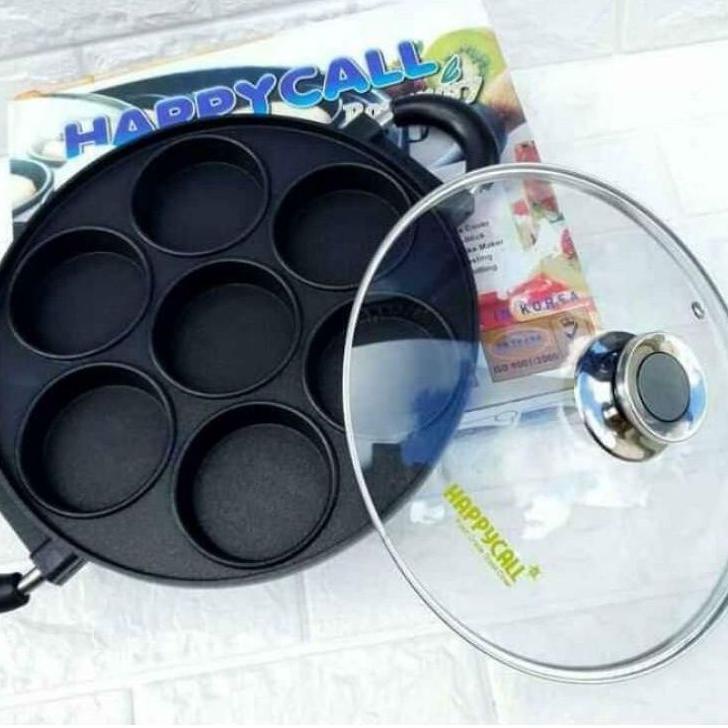 ✨Original✨ Cetakan kue happy call 7 lubang 8 lubang kue pukis cetakan martabak mini free bubble ??
