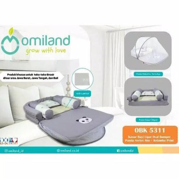 KASUR OMILAND KELAMBU BAYI PANDA- OMILAND SERIES OBK 5311 .