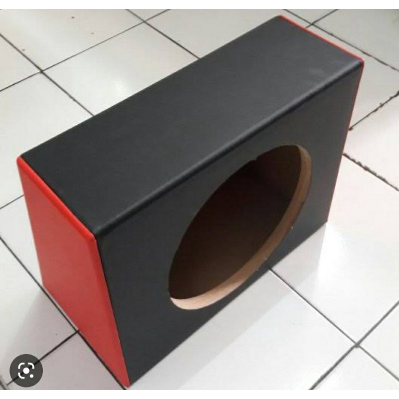BOX SPEAKER SUBWOOFER MOBIL 10 INCH MDF TEBAL KUAT ANTI GEBER