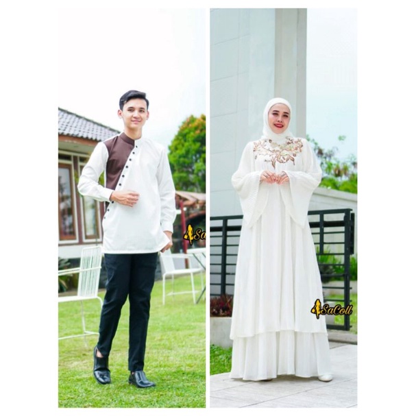 couple gamis dan koko syalwa by Sacoll