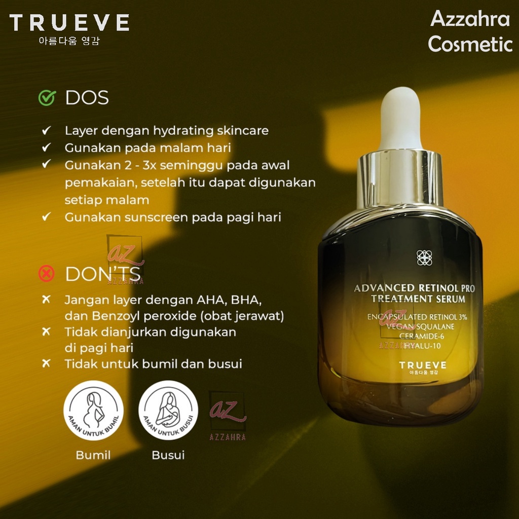 TRUEVE Encapsulated Retinol Serum 15 ml (Advanced retinol pro treatment serum)