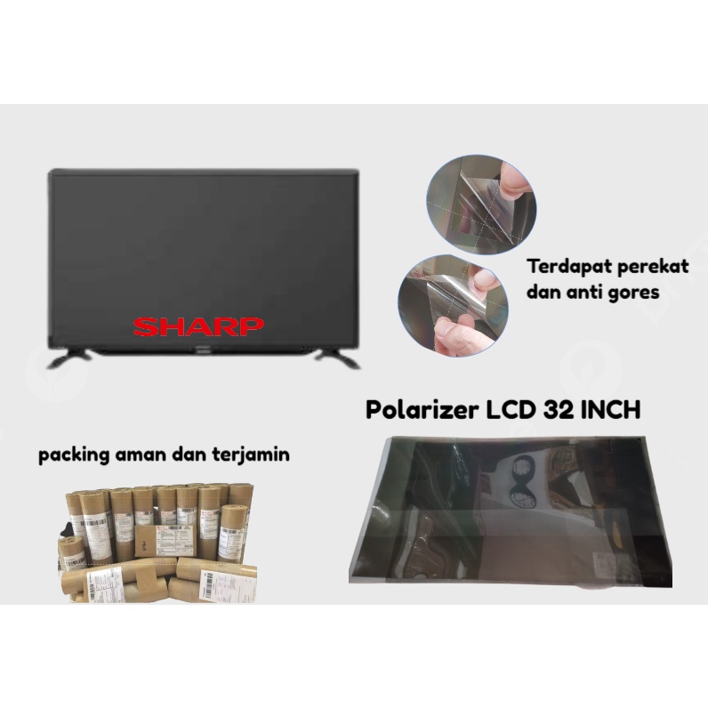 Polarizer TV 32 Inch Sharp Aquos Polaris 32 Inchi LCD TV Sharp Aquos 0 Derajat Original