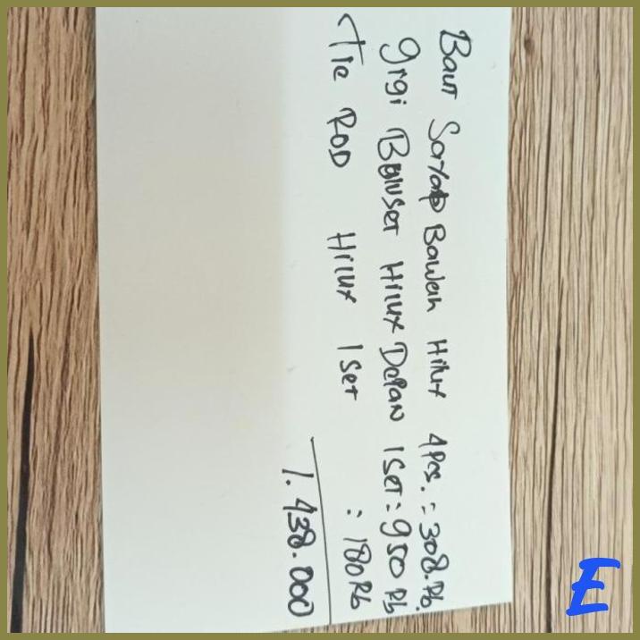 

SPAREPART PESANAN PAK HANSEN [TBR]