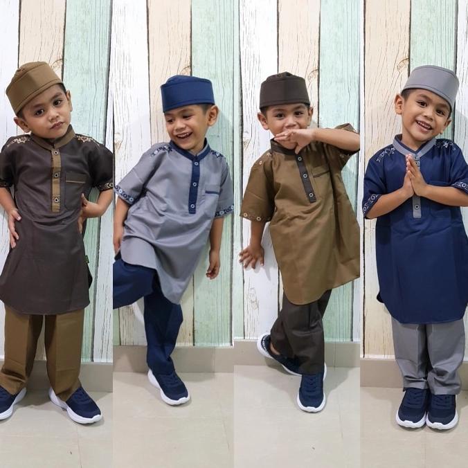Baju Koko Anak Bayi Pakistan Baju Muslim Anak Laki-laki Koko Pakistan