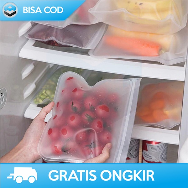 KANTONG PLASTIK MAKANAN ZIPLOCK ORGANIZER FOOD GRADE VARIASI UKURAN