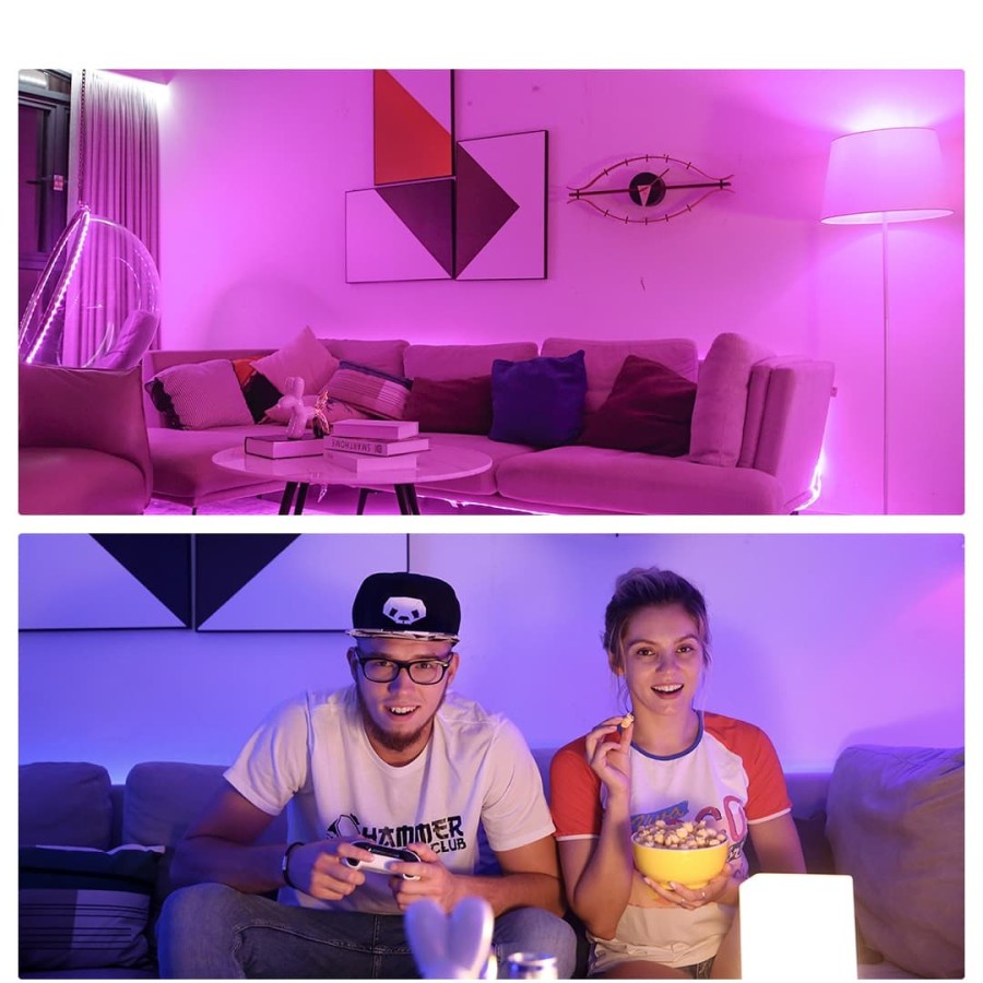 Yeelight LED Lightstrip Plus 1S RGB Aurora Light Strip Lampu Hias Indoor