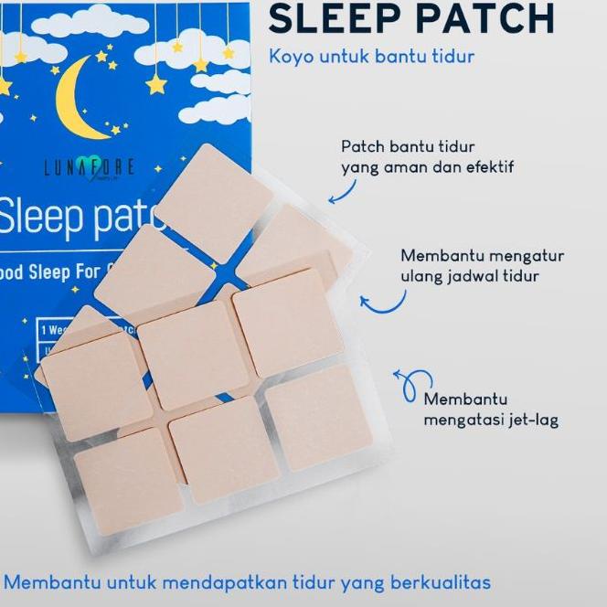✬ Sleep patch - Lunafore-  Bantu Susah Tidur  - Melatonin ✩