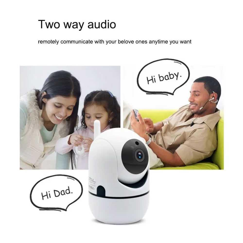 CCTV WiFi IP Kamera Two Way Audio IR Motion Sensor 1080p - C289 - White