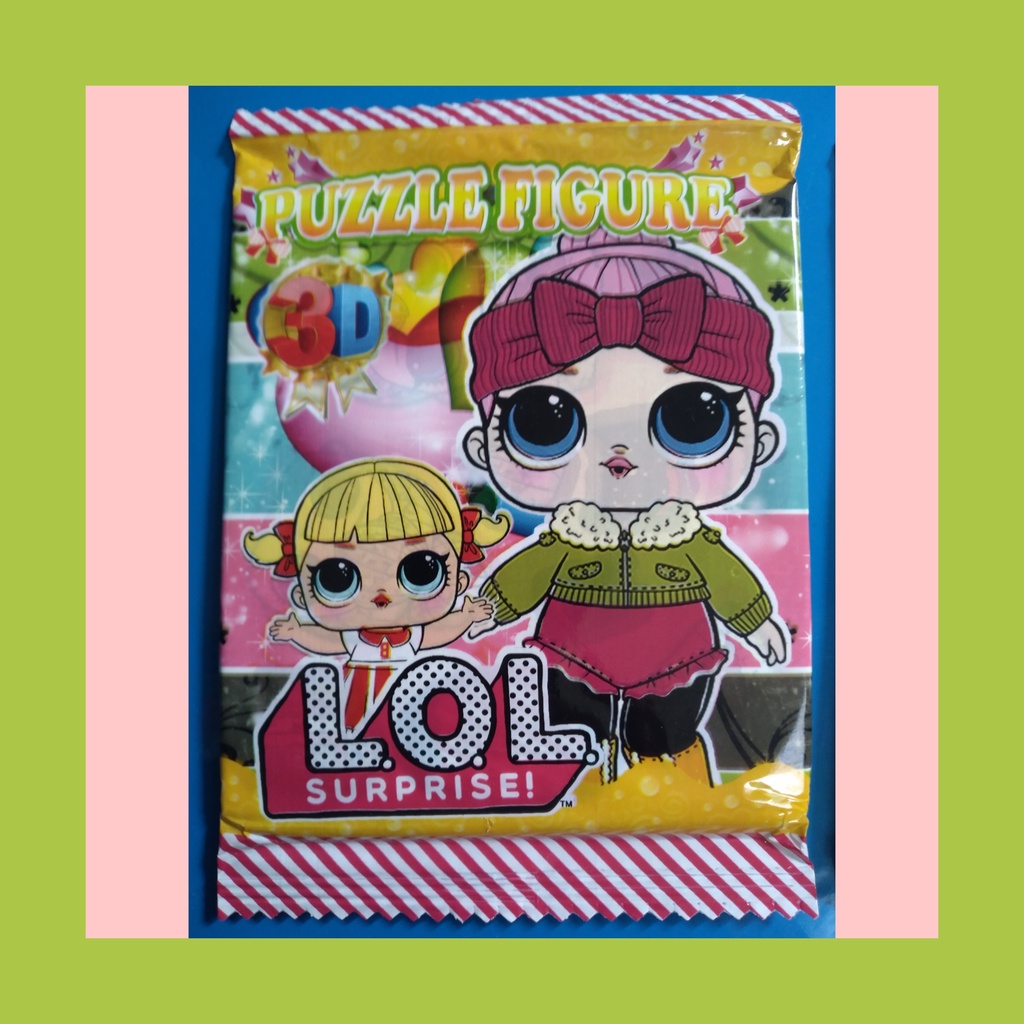 Puzzle Figure LOL / Mainan Stiker Puzzle Foam LOL / Puzzle 3D Anak / Sticker Puzzle Foam LOL