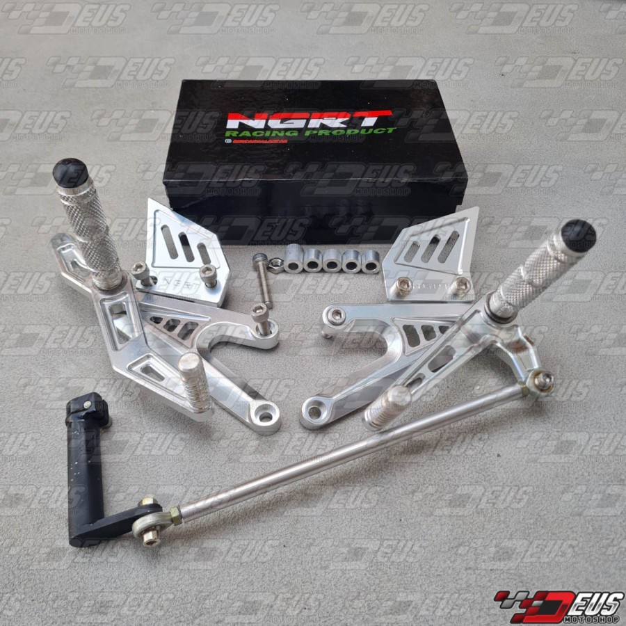 Footstep Underbone NGRT Ninja R SS RR Tipe R5 Dural CNC Full Anodize / Step UB Under Bone KR KRR 150