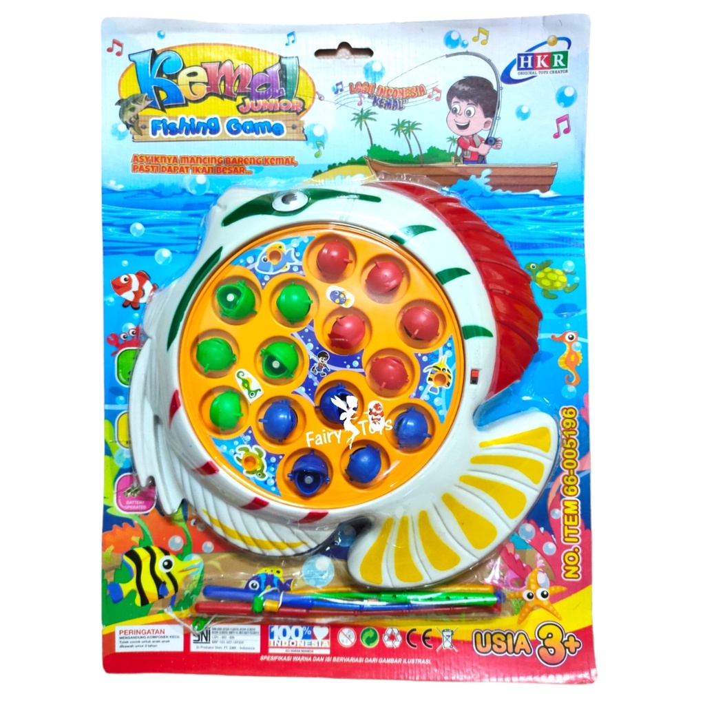 Mainan Pancingan Ikan Magnet &amp; Musik HKR 5196