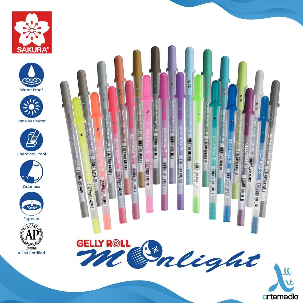 

Pulpen Warna Sakura Gelly Roll Moonlight Color Gel Pen Bolpen - 01/02