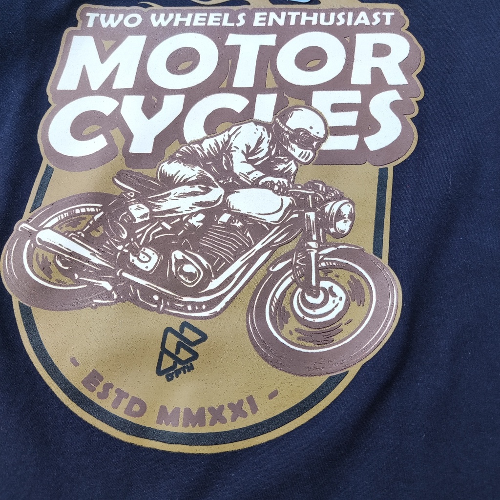 KAOS ANAK D'FTH NAVY MOTOR CYCLES / D.SHELTER