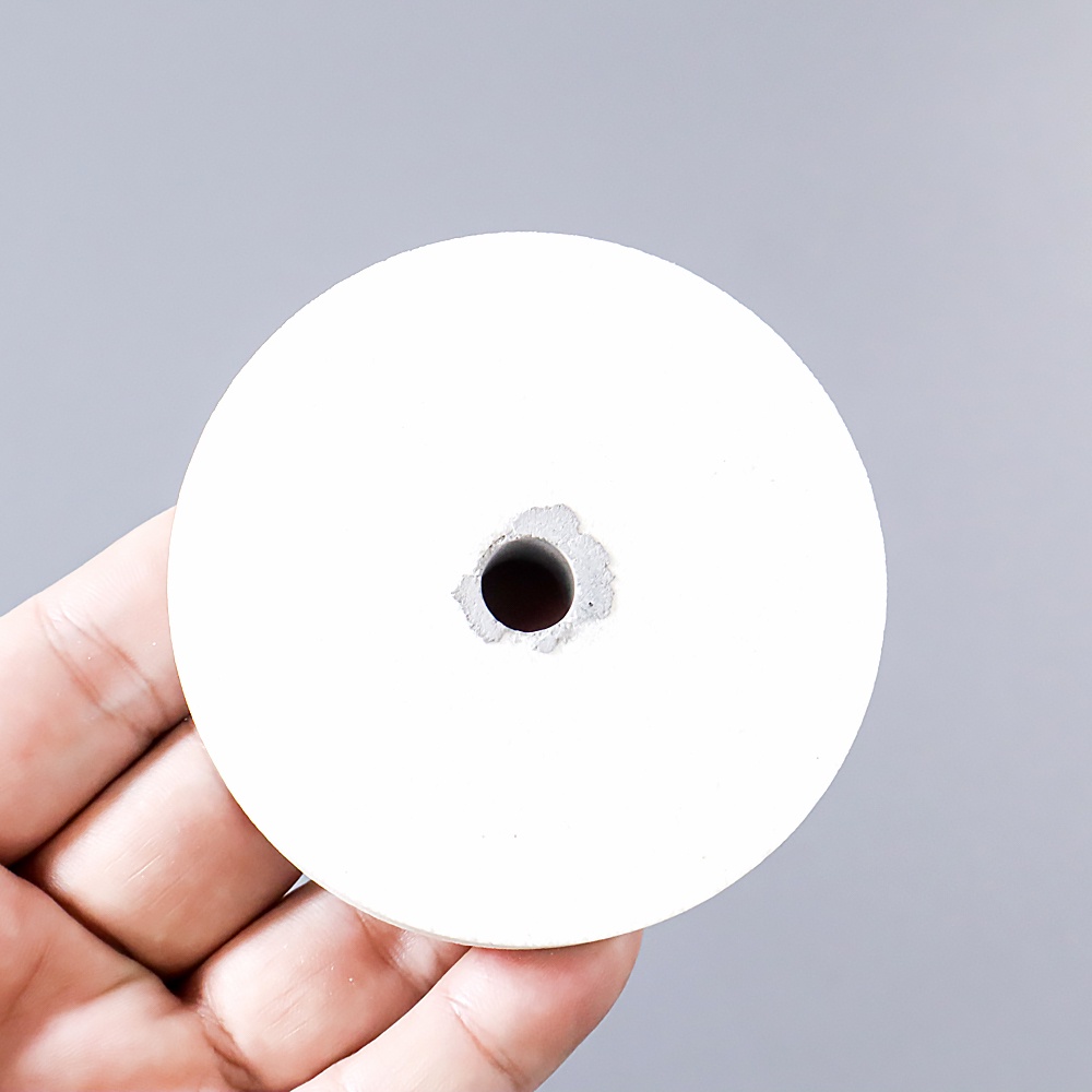 Pad Poles Buffing Pad Polishing Wheel 75mm untuk Bor - AHC71 - White