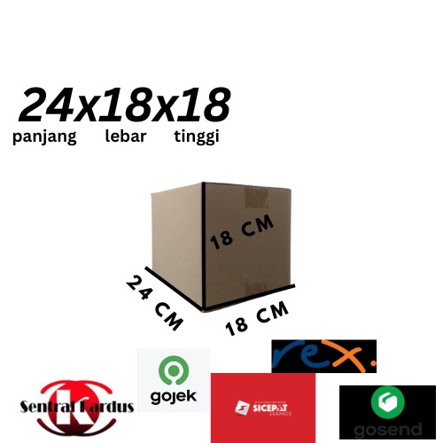 

kardus standar ukuran 24x18x18 cm ( 10 PCS )