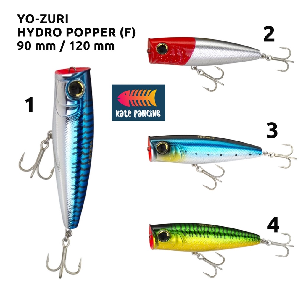 Umpan Yo-Zuri Hydro Popper 90mm-25gr / 120mm-43gr (Floating)