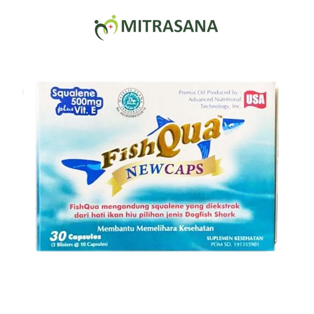 Fishqua 30 Softgel - Suplemen Minyak Ikan