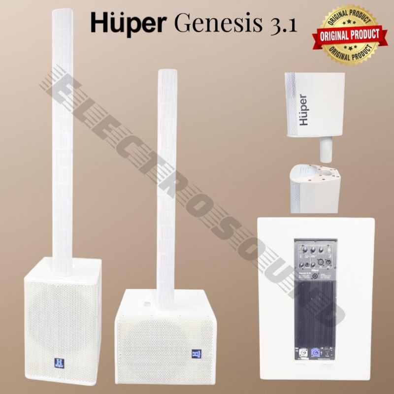 SPEAKER AKTIF HUPER GENESIS 3.1 - PUTIH / HUPER ORIGINAL