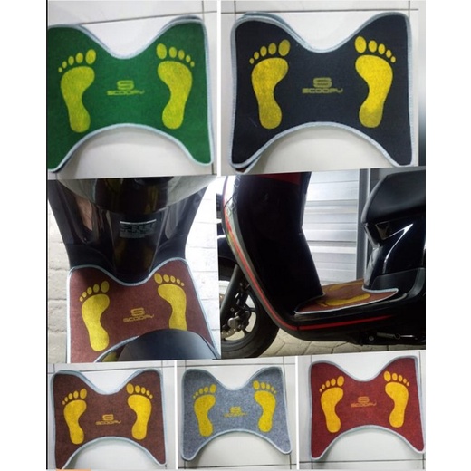 Karpet scoopy / alas kaki motor scoopy / keset pijakan motor HONDA scoopy