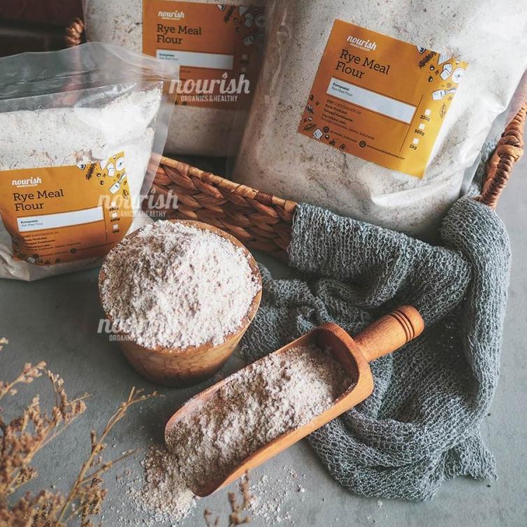 

➢ Rye Flour / Tepung Gandum Hitam Utuh 1kg ♠