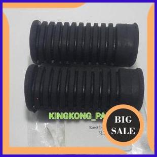 KARET FOOTSTEP BULAT RX KING TUA COBRA  RXK - PIJAKAN KAKI DEPAN BULAT LOKAL 1M4R23 onderdil