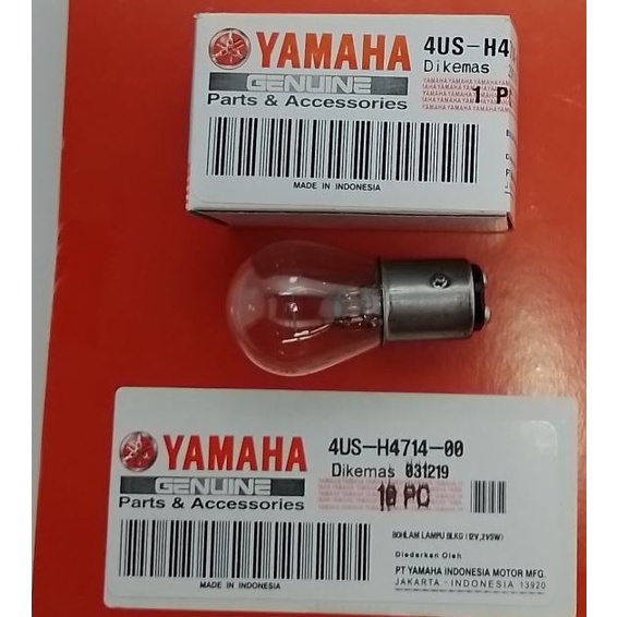 BOHLAM LAMPU STOP BELAKANG MOTOR YAMAHA 12V21/5W-4US