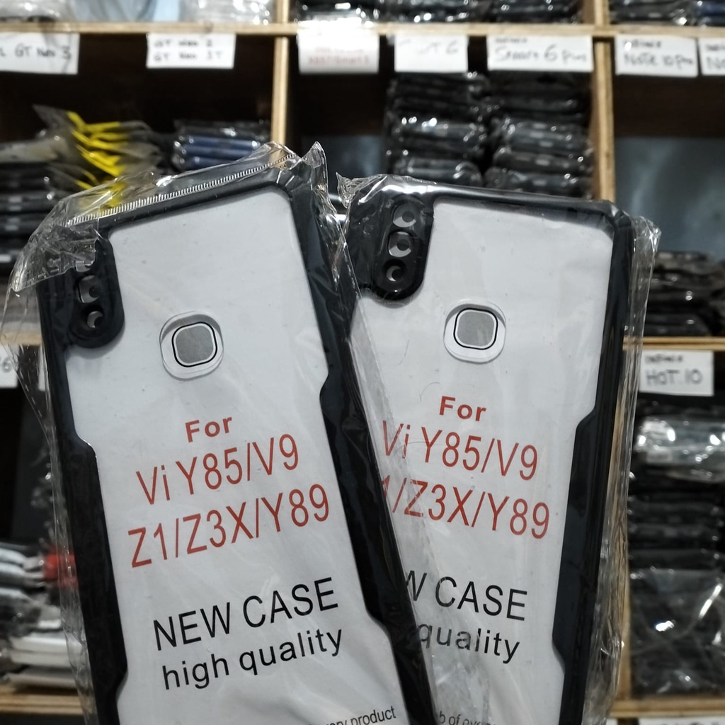 Promo Case For VIVO V9 Case Fusion Shockproof Premium Protek Camera - Fids Stor