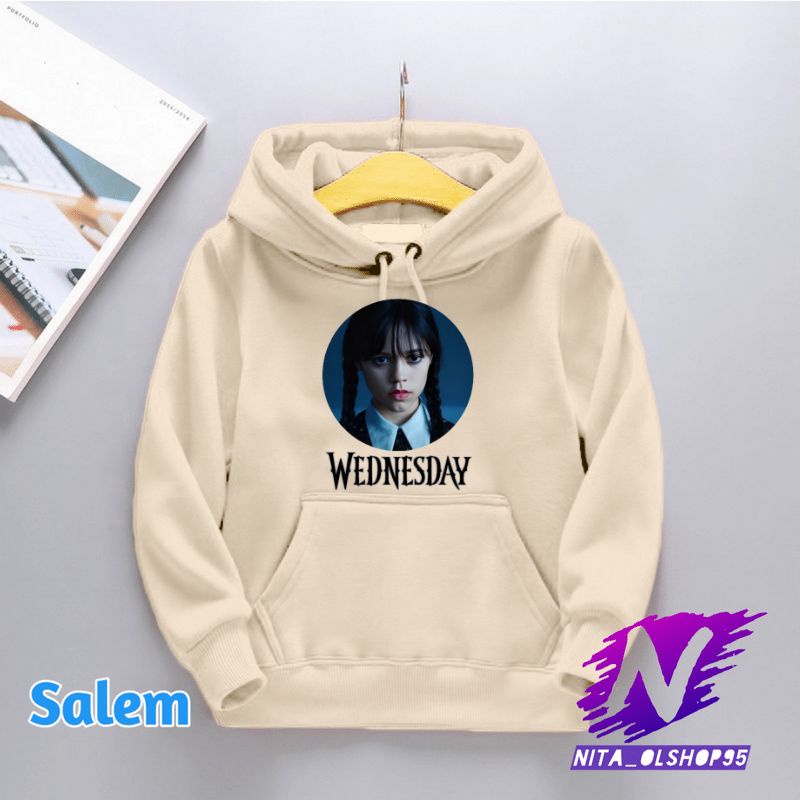 sweater hoodie anak wednesday