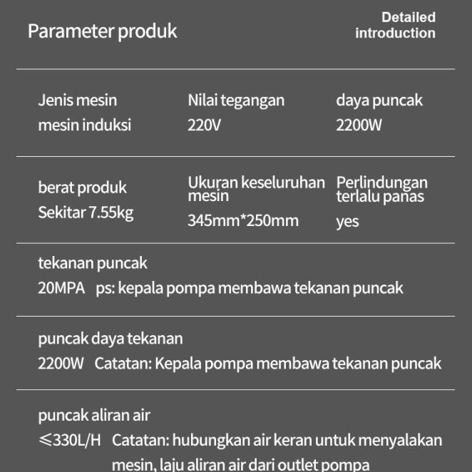 Mesin Cuci Mobil Tekanan Tinggi/Alat Steam Cuci Motor & Mobil