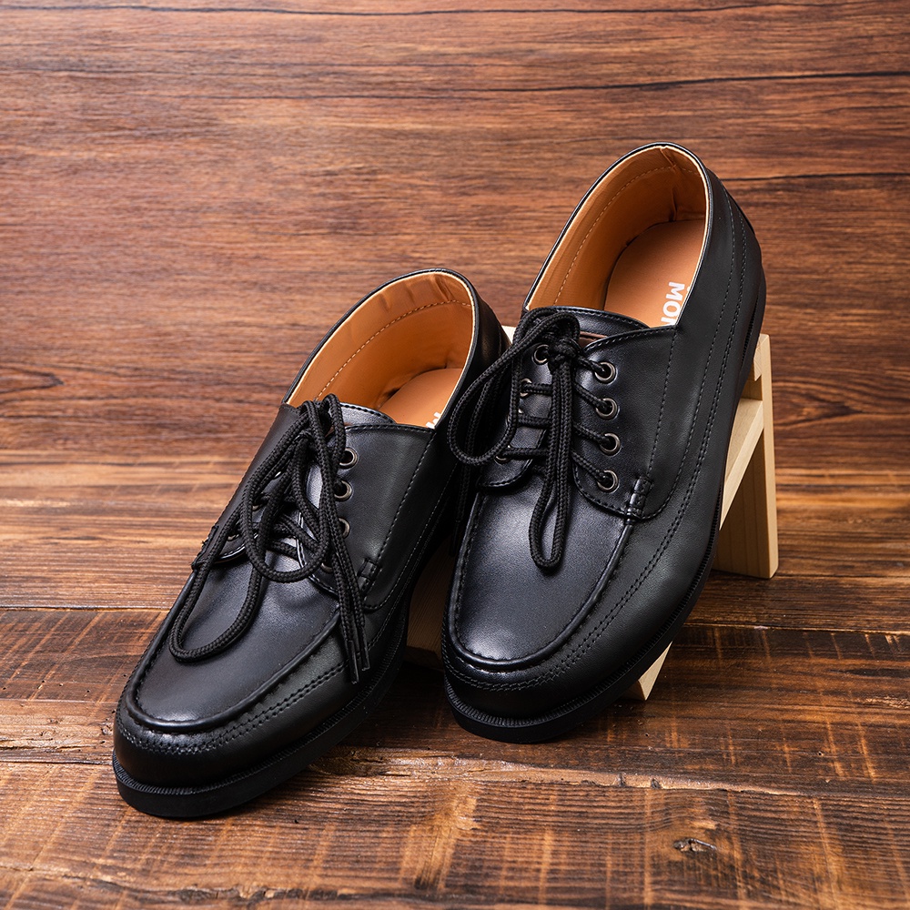 MARCO BLACK |ManNeedMe x Monday| Sepatu Pantofel Pria | Oxford Formal / Kantor Derby Shoes ORIGINAL