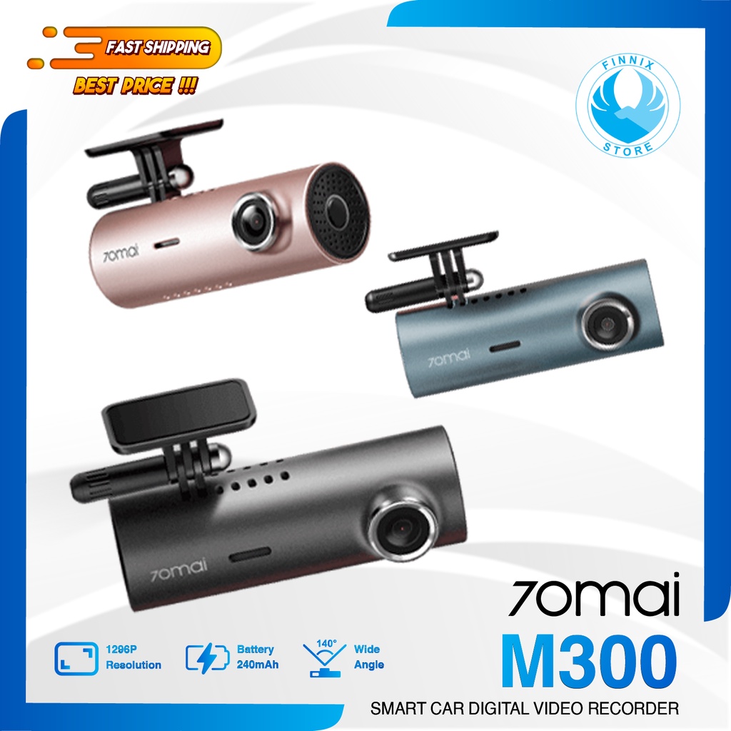 70mai M300 Smart Dash Cam 1296P - Kamera Mobil