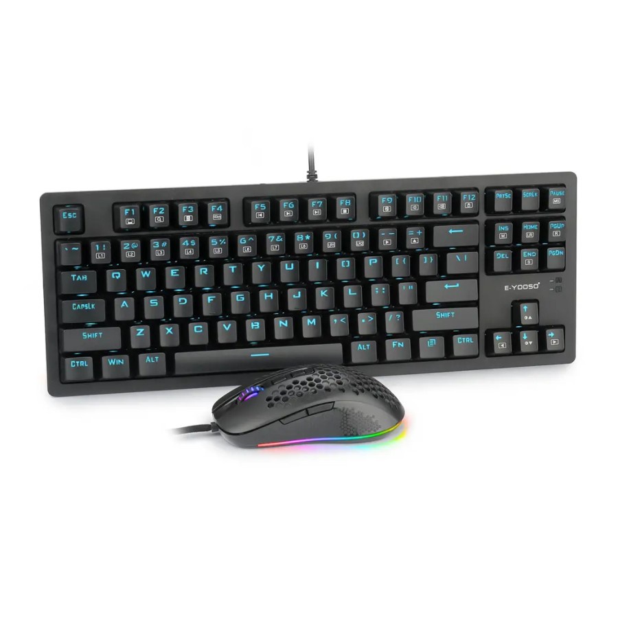 E-YOOSO Z737 / Z-737 Gaming Keyboard and Mouse with RGB Side Light