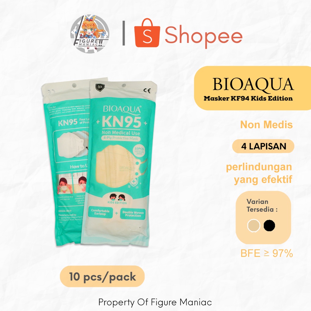 Bioaqua - Masker Anak KF94 Bioaqua Premium Masker 4 Ply Masker Korea Edisi anak Premium