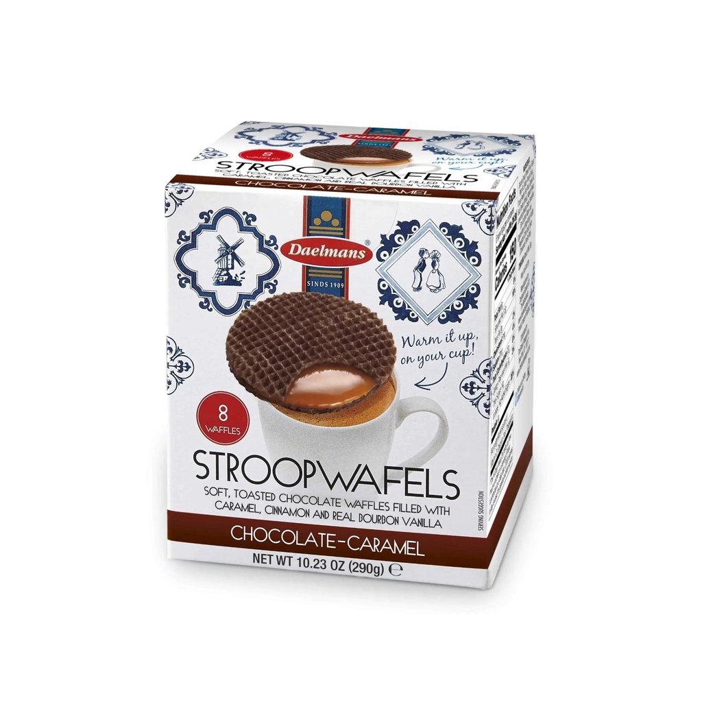 Daelmans Stroopwafels Chocolate Caramel 290 gr