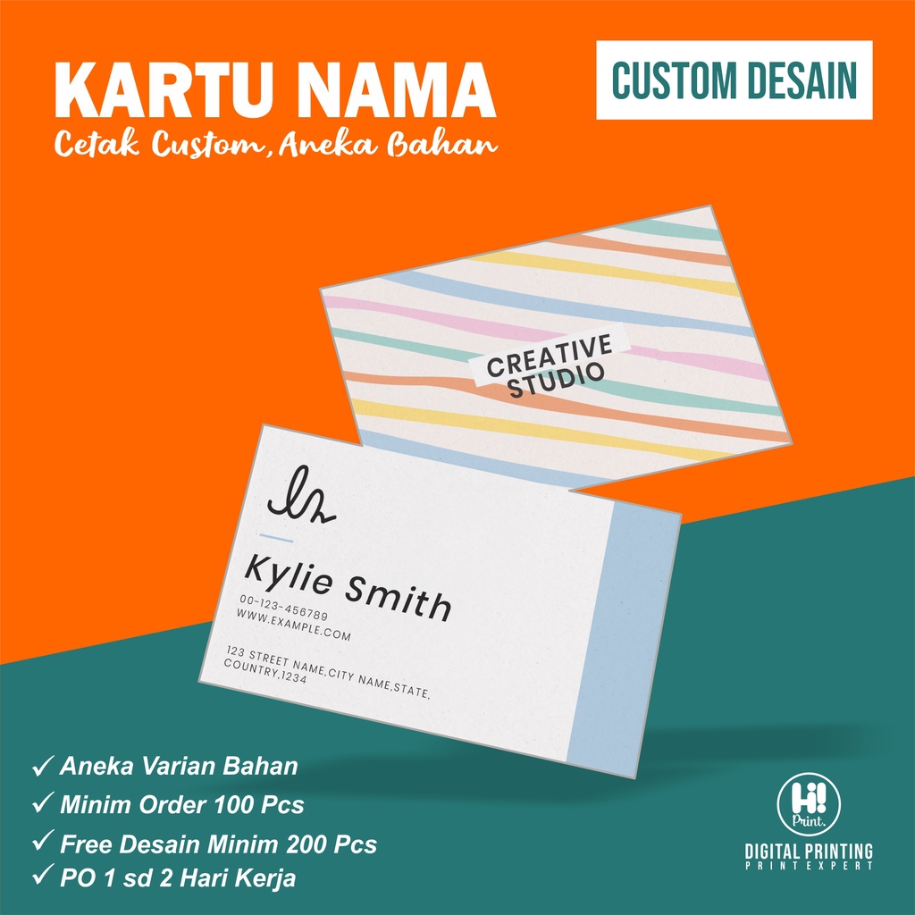 

Cetak Kartu Nama Custom Murah Ekonomis