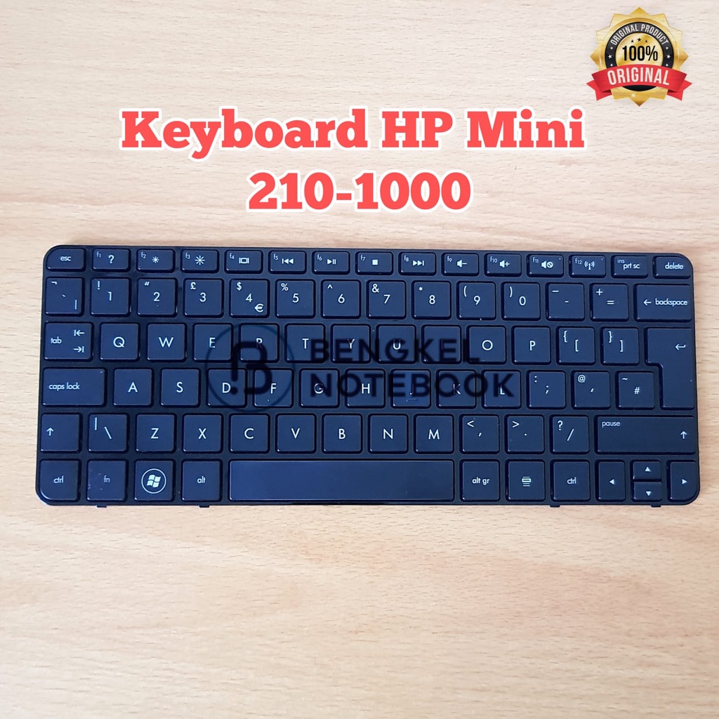 Keyboard Laptop HP Mini 210 210-1014TU 210-1000 Socket Kecil Hitam/Black