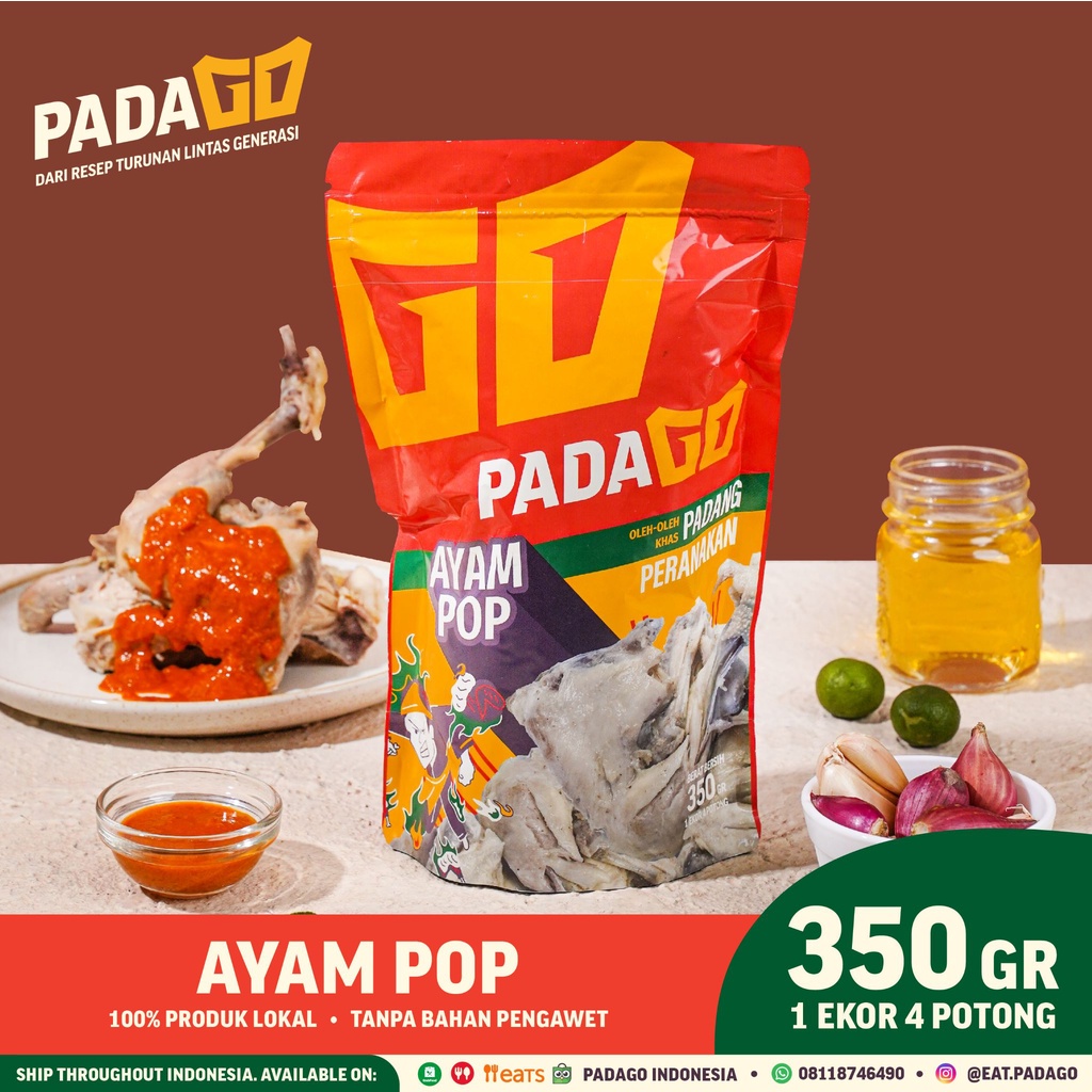 

Ayam Pop Asli Padang 350gr