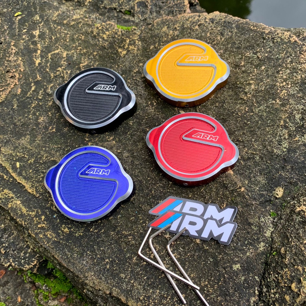 Radiator Cap Dual Tone ARM Original Aluminium Alloy - ARM Cover Tutup Radiator