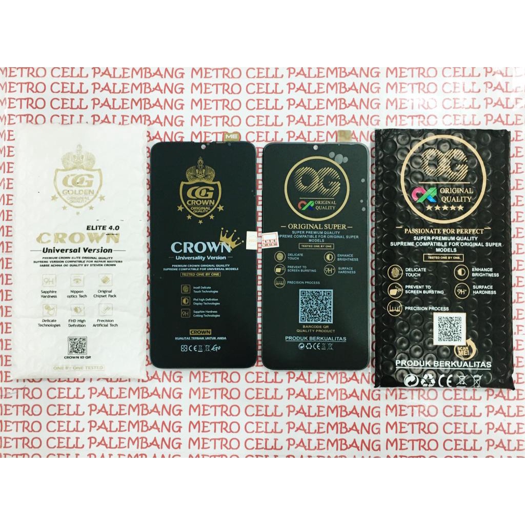 LCD+TS OP A5S/A7/A12 2020/REALME 3/A11K CROWN SUPER/OG/ MEETOO