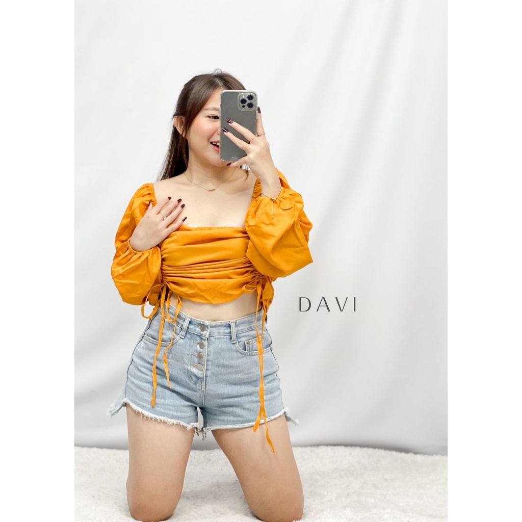 FWG - BLOUSE DAVITA / BLOUSE WANITA / BAJU WANITA MODEL BARU / BLOUSE / ATASAN BLOUSE / ATASAN