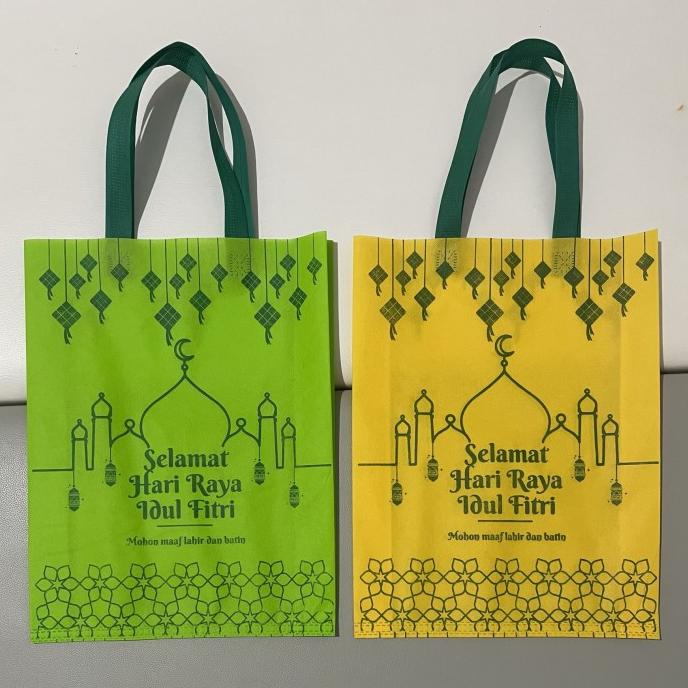 yang dicari] TAS KAIN SPUNBOND LEBARAN GOODIE BAG IDUL FITRI GOODY BAG HAMPERS
