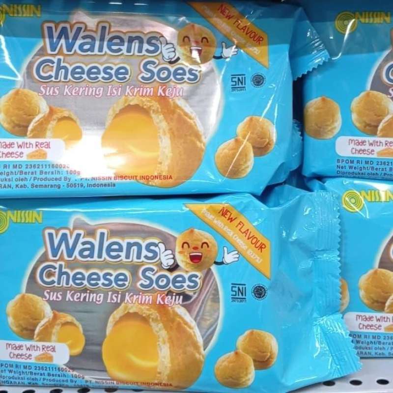 

NISSIN Walens Cheese Soes Pack 100gr