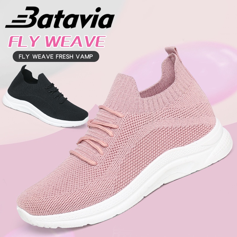 Batavia 2023 baru impor sepatu wanita Sepatu hitam Wanita Sepatu Wanita Merek Sepatu sekolah Sepatu fashion sepatu wanita sepatu terbaru bernapas sepatu wanita wanita kasual sneakers nyaman sepatu wanita P4