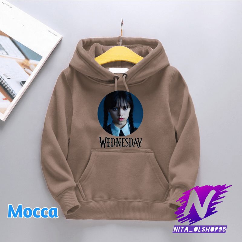 sweater hoodie anak wednesday