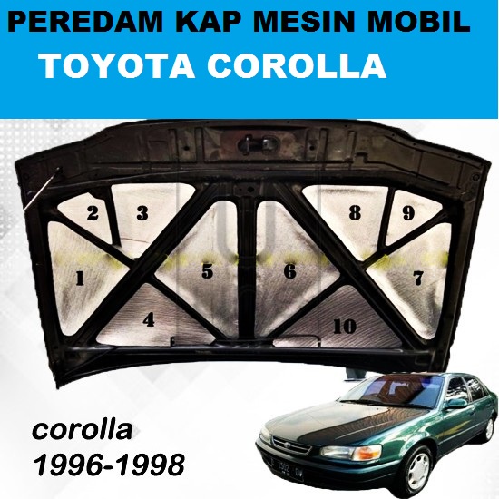 Peredam Panas Kap Mesin Mobil COROLLA