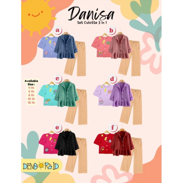 Danisa Set Culotte 3in1 by Dendora